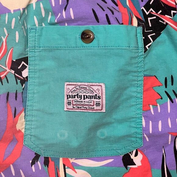 Mens PartyPant Unlined Swim Trunks - Size Large - Picture 7 of 12